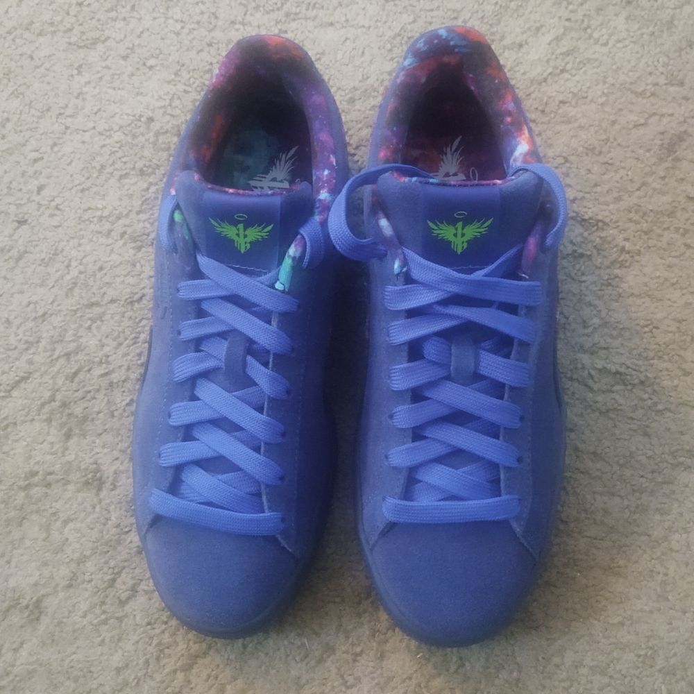 PUMA SUEDE CLASSIC XXI GALAXY LAMELO BALL SNEAKERS MEN'S SIZE 7 - Picture 3 of 9